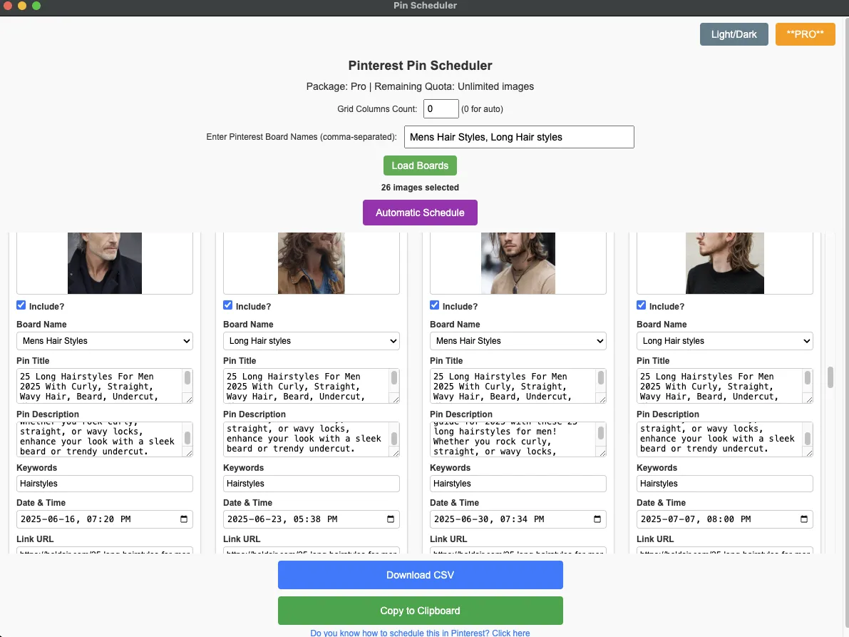 Pinterest Pin Scheduler Chrome Extension